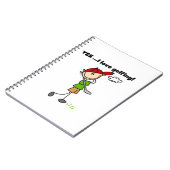 Carnet Oui j'adore le golf (Côté gauche)