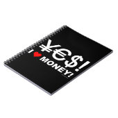 Carnet Oui ! J'aime l'argent ! (Côté gauche)