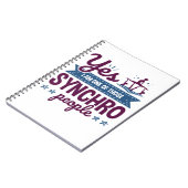 Carnet Oui Je suis l'un de ces gens Synchro nager (Côté gauche)