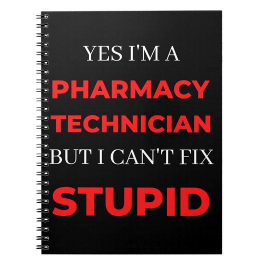 Carnet Oui, je suis un technicien en pharmacie mais je ne (Devant)