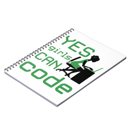 Carnet Oui Les Filles Peuvent Coder Une Programmatrice Fe (Côté gauche)