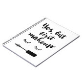 Carnet Oui mais premier maquillage (Côté gauche)