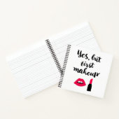 Carnet Oui, mais premier maquillage | Expression mûre (Intérieur)