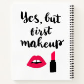 Carnet Oui, mais premier maquillage | Expression mûre (Dos)