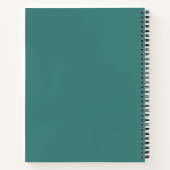 Carnet Oui Oui Chérie Citation française Chic Funny Mint  (Dos)