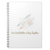 Carnet Our First Mother's Day Together Notebook - Minimal (Devant)