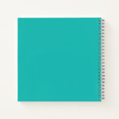 Carnet "Our Language" Teal (Dos)