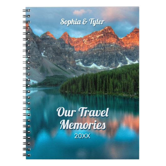 Carnet Our Travel Memories, DIY Names & Year (Devant)