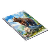 Carnet Ours Aquarelle Dans La Nature (Côté Droit)