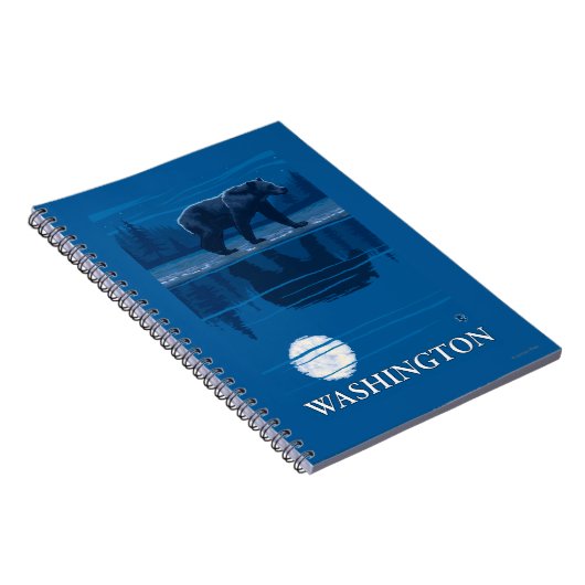 Carnet Ours au clair de lune - Washington (Côté Droit)