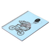 Carnet Ours de bicyclette de ballon (Côté gauche)