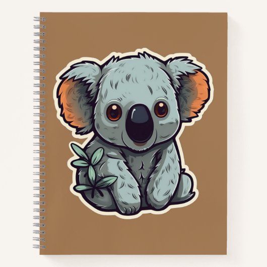 CARNET OURS DE CARTOON KOALA (Devant)