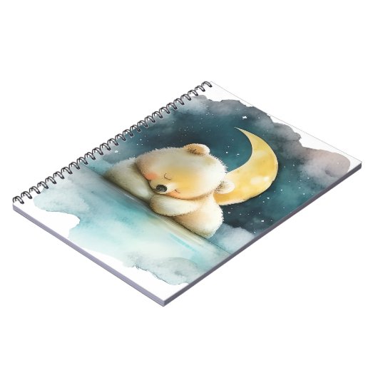 Carnet Ours de couchage (Côté gauche)