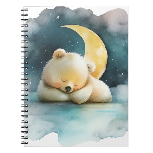 Carnet Ours de couchage (Devant)