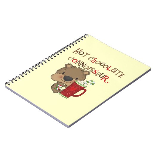 Carnet Ours de garçon de connaisseur de chocolat chaud (Côté gauche)