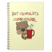 Carnet Ours de garçon de connaisseur de chocolat chaud (Devant)