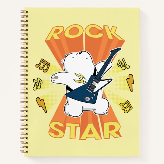 Carnet Ours de glace - Rock Star (Devant)