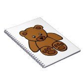 Carnet Ours de nounours Brown (Côté Droit)