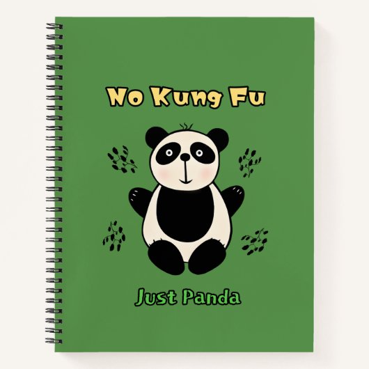 Carnet Ours de panda (Devant)