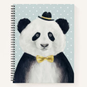 Carnet Ours de panda aquarelle (Devant)