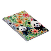 Carnet Ours de panda aquarelle (Côté Droit)