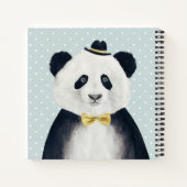 Carnet Ours de panda aquarelle (Dos)