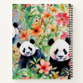 Carnet Ours de panda aquarelle (Dos)