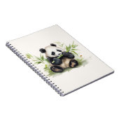 Carnet Ours de panda avec bambou (Côté Droit)