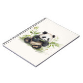 Carnet Ours de panda avec bambou (Côté gauche)