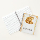 Carnet Ours en aquarelle personnalisé (Intérieur)