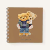 Carnet Ours en peluche (Devant)