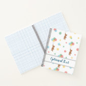 Carnet Ours en peluche avec ballons (Intérieur)