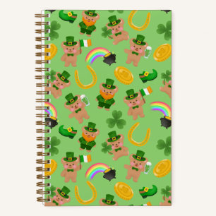 Carnet Ours en peluche de la Saint-Patrick