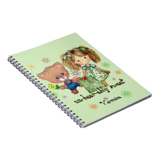 Carnet Ours en peluche insupportable (Côté Droit)