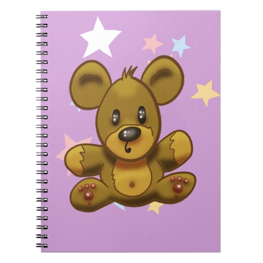 Carnet Ours en peluche mignon (Devant)