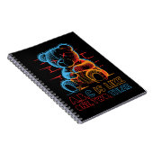 Carnet Ours en peluche Neon ABC (Côté Droit)