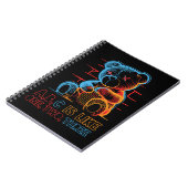 Carnet Ours en peluche Neon ABC (Côté gauche)