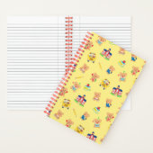 Carnet Ours en peluche retour à l'école jaune (À l'intérieur)