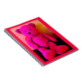 Carnet Ours en peluche rose (Côté Droit)