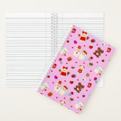 Carnet Ours en peluche rose de la Saint-Valentin (À l'intérieur)