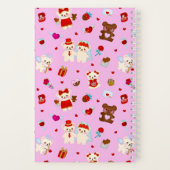 Carnet Ours en peluche rose de la Saint-Valentin (Verso)