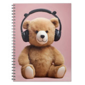 Carnet Ours En Teddy Avec Casque (Devant)