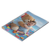 Carnet Ours enlaçant un bébé (Côté gauche)