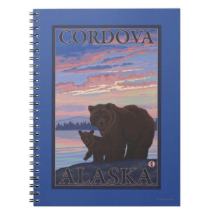 Carnet Ours et cub - Cordova, Alaska