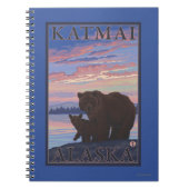 Carnet Ours et cub - Katmai, Alaska (Devant)