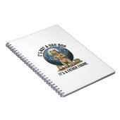 Carnet Ours figure paternelle drôle design vectoriel de c (Côté Droit)