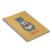 Carnet Ours gris mou (Côté Droit)