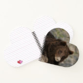 Carnet Ours Grizzli Avec Canvas De Nez Sable Imprimer (Intérieur)