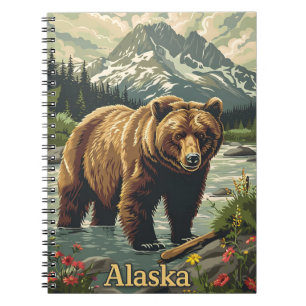 Carnet Ours grizzli de l'Alaska