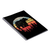 Carnet Ours Grizzly Rétro Vintage (Côté Droit)